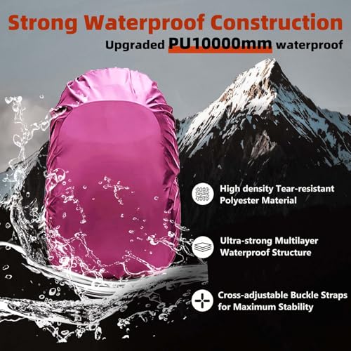 Frelaxy Waterproof Backpack Rain Cover, Ultra-Strong Structure