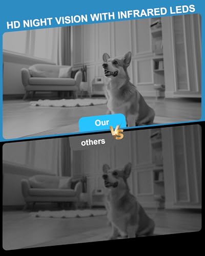 WiFi Mini Spy Camera 1080P HD, Night Vision, Motion Detection - Home Security Indoor Camera with Cloud & SD Storage - App Included