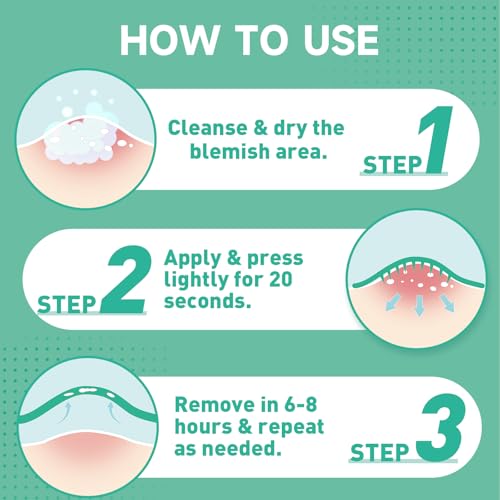 Microdart Acne Patches 36-Count, Salicylic Acid, Madecossoside, Deep Blemishes