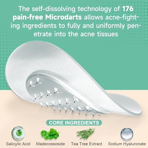 Microdart Acne Patches 36-Count, Salicylic Acid, Madecossoside, Deep Blemishes