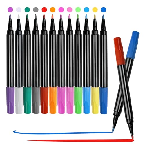 LED Note Board 12-Color Dry Erase Markers - Light Up Drawing Board - Kids/Girls/Teens Gift