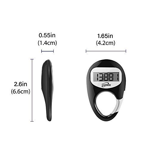 Simple Walking Pedometer Step Counter for All Ages, Easy Use