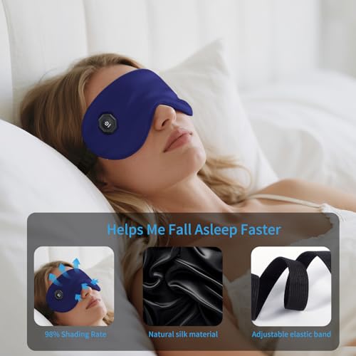 Graphene Heated Eye Mask: Wireless, 3 Heat Levels, Auto-Off