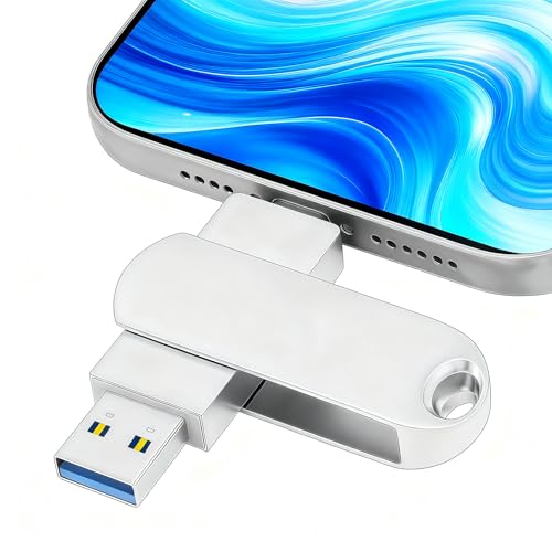 DEJIN 512GB USB C Flash Drive: High-Capacity Memory Stick, Waterproof, 2-in-1 Type C USB for Smartphones, Tablets, Computers