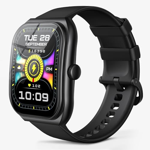 Fitness Smartwatch for Men 2.01 inch HD Display, 118 Sports Modes - Heart Rate, SpO2, Blood Pressure Monitoring