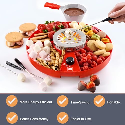 S'mores Maker Kit: Indoor Marshmallow Roasting Set, Flameless Tabletop, Non Stick Pot, Family Fun Toaster - Perfect for Parties