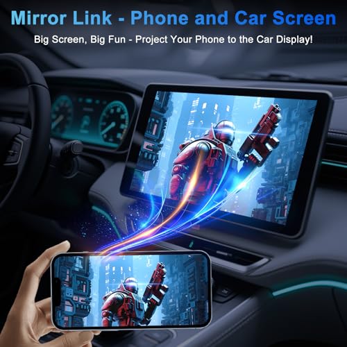 SmartBox Wireless Android Auto Screen Mirroring Adapter, Built-in YouTube & TikTok, Plug N Play - OEM Wired Auto Cars