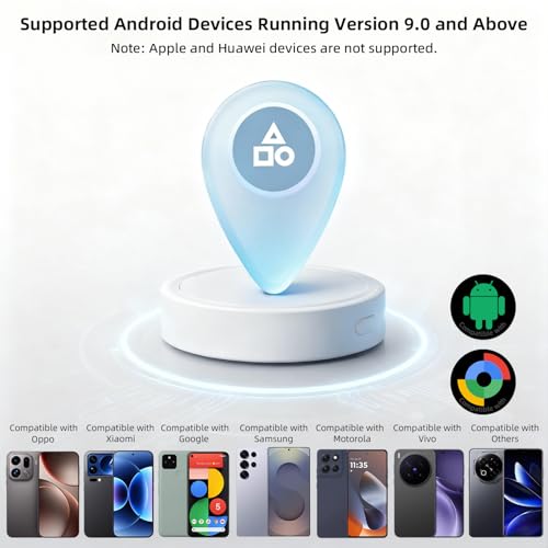 Tracker Tags 4-Pack: Bluetooth Key Finder for Wallets, Backpacks, Suitcases - Android Compatible - Air Luggage Tracker