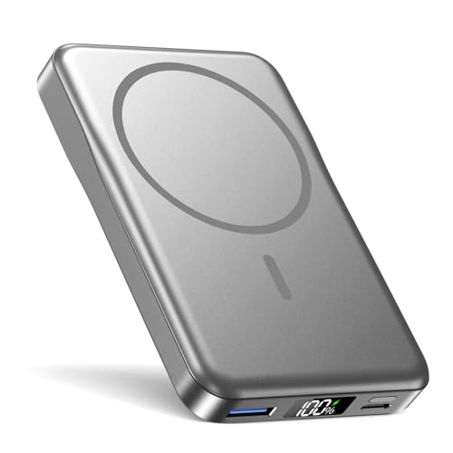 Brand Magnetic Portable Charger 10000mAh Power Bank for Fast Charging, Travel Essential Wireless Charger for iPhone Pro/Max/Air Series