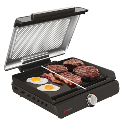 Ninja Sizzle 1460W Electric Indoor Grill & Flat Plate "inch
