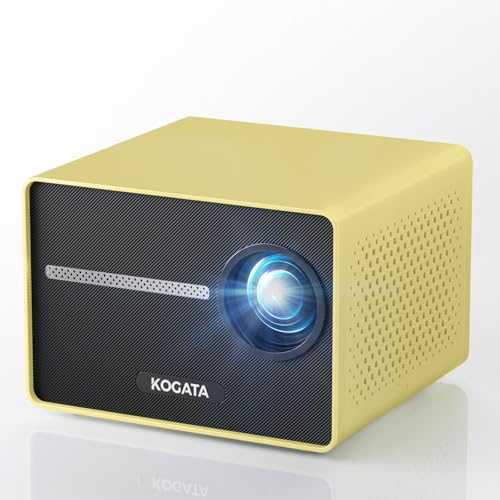 Kogata Mini Projector: WiFi, Bluetooth, Electric Focus, HDR10+. Ideal Outdoor Movie Proyector for Home Theater Experience