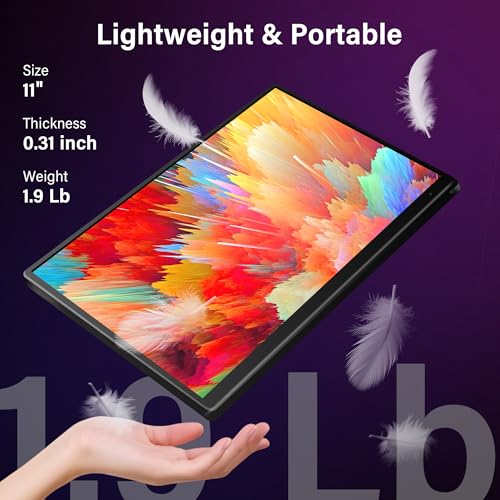 TravelSight 10.5-inch FHD Portable Monitor with 410Nits Brightness - HDMI USB-C - External Second Screen for Laptop PC, MAC, PS4, Xbox