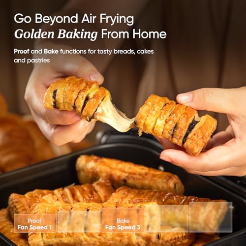 COSORI Air Fryer TurboBlaze: 6L Compact, 9 Functions, Fast & Energy-Saving, Quiet, 110+ Recipes, Oil-Free