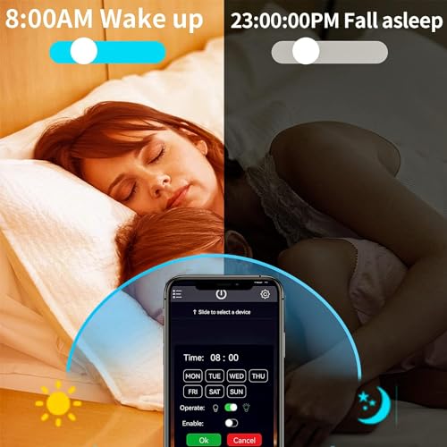 KSIPZE 30m LED Strip Lights RGB Music Sync, Smart App Control, Bedroom Lighting Flexible Home Decoration