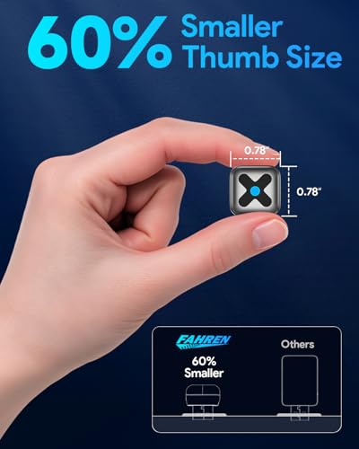 Mini Android Auto & Carplay Wireless Adapter, A9 Chip, 5.8GHz WiFi, 5.4 Bluetooth, Fast Connect, USB-C/A, iOS/Android Compatible