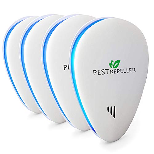 Pest Soldier Ultrasonic Repellent 4-pack for Mice, Rats, Mosquitoes - Plug-in Electronic Control
