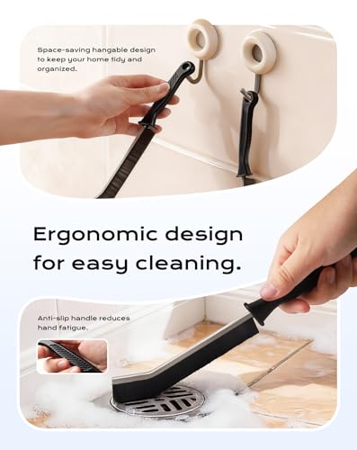Crevice Cleaning Brush for Home & Bathroom - Grout, Kitchen, Window - Multifunctional Inch