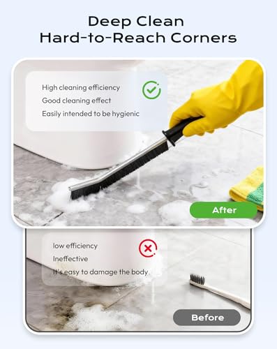 Crevice Cleaning Brush for Home & Bathroom - Grout, Kitchen, Window - Multifunctional Inch