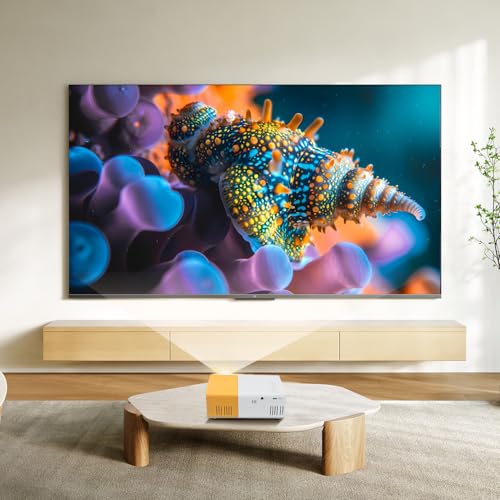 Portable Mini Projector 2025: Full Color LED Video, 600 Lux, 1080P