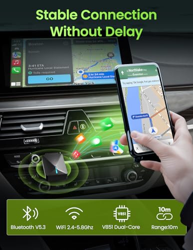 Wireless CarPlay Adapter: Plug & Play for iPhone & Android
