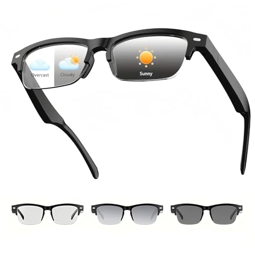 Bluetooth Smart Glasses: Open-Ear Sound, Waterproof for Travel, Work & Driving