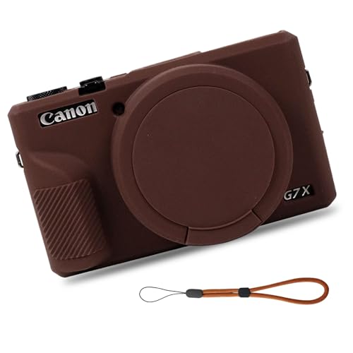 Canon G7X Mark III Soft Camera Case with Lens Cover & Strap